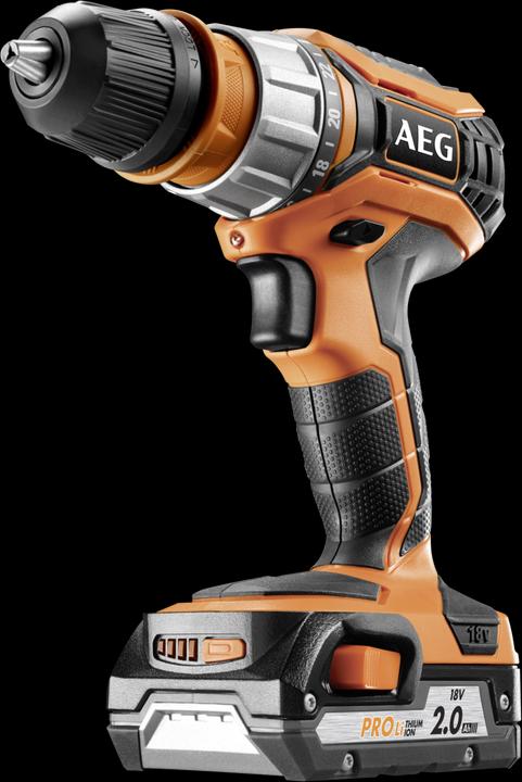AEG BS18C2X LI-202C cordless compact drill driver (Rechargeable battery operated)