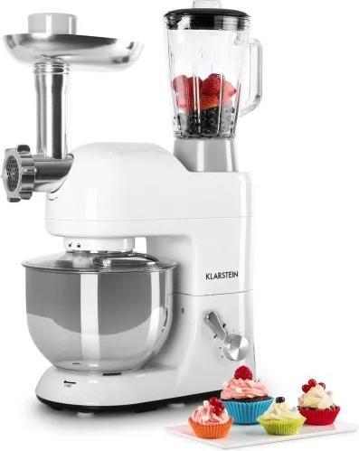 Image du produit Klarstein Lucia Bianca Robot ménager avec hachoir à viande1200W, 5 litres, Blanc (1200 W)