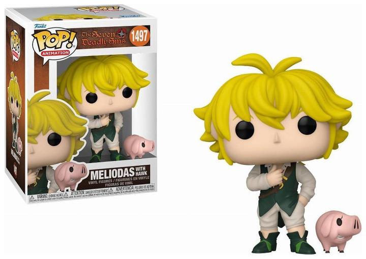 Image du produit Funko POP! The Seven Deadly Sins Meliodas with Hawk