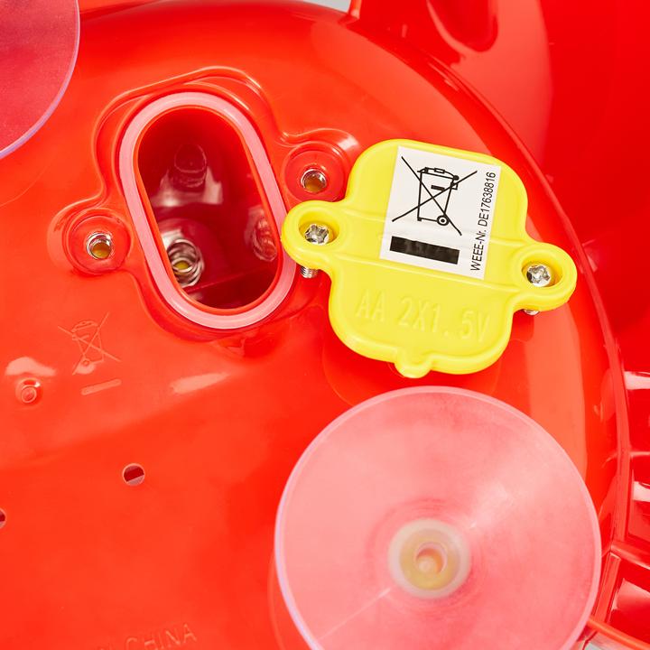 Actual product image Relaxdays Bathtime Crab Toy, Red
