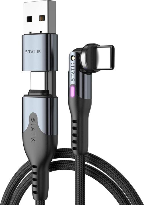 Actual product image Statik 360° rotatable USB-C to USB-C cable 3.0m (3 m, USB 3.0)