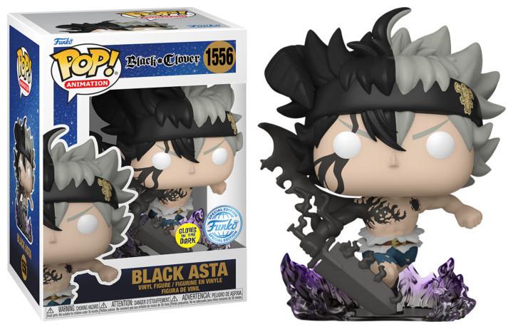 Image du produit Funko POP! Black Clover Black Asta Exclusive Phosphorescente