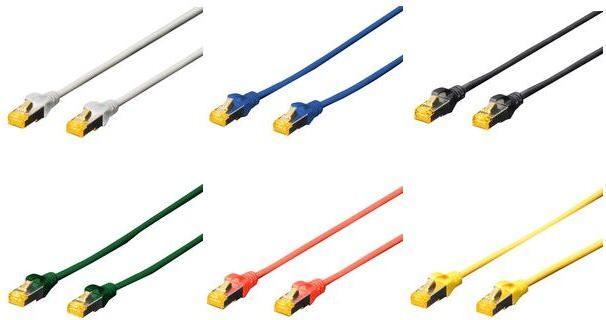 Immagine prodotto Digitus Cavo patch CAT 6A S/FTP, 10 pezzi (S/FTP, CAT6a, 0.50 m)