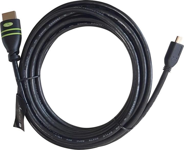 Immagine prodotto Techly HDMI (Typ A) — micro HDMI (Typ D) (5 m, HDMI)