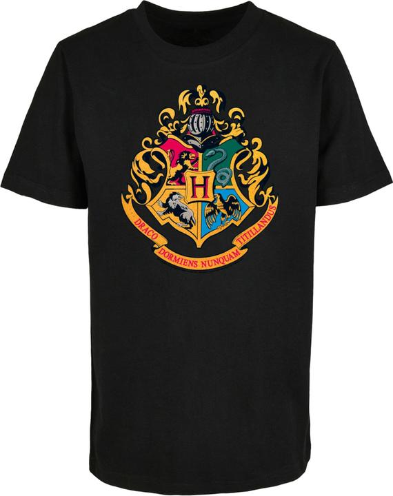 Immagine prodotto Absolute Cult Bambini Harry Potter - Hogwarts Crest Gold Basic Tee 2.0 - 124297 (110, 116)