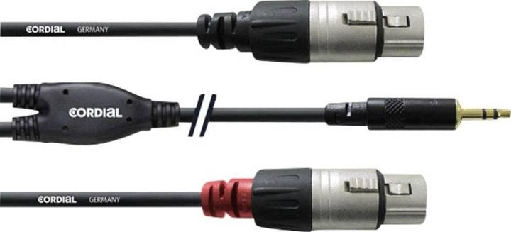 Immagine prodotto Cordial Cfy Wff (3 m, Connettore da 3,5 mm (AUX), XLR)
