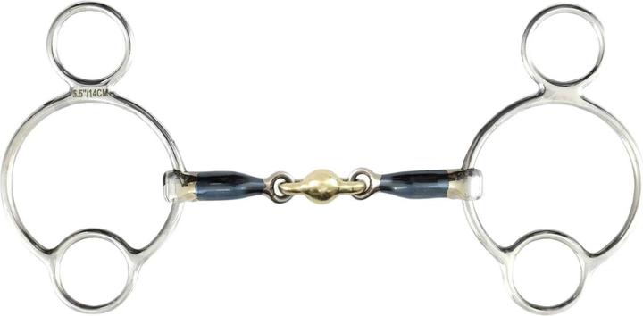 Actual product image Premier Equine Pessoa bit for double-jointed horses
