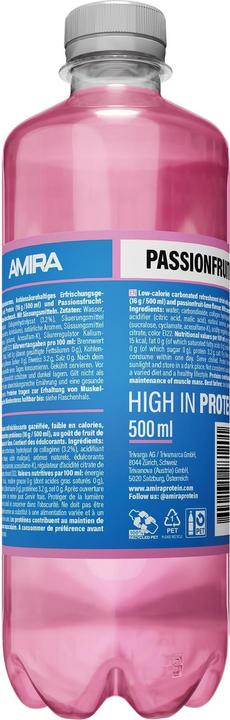 Immagine prodotto Amira Acqua proteica al frutto della passione (500 ml) (Frutto della passione, 5 x)