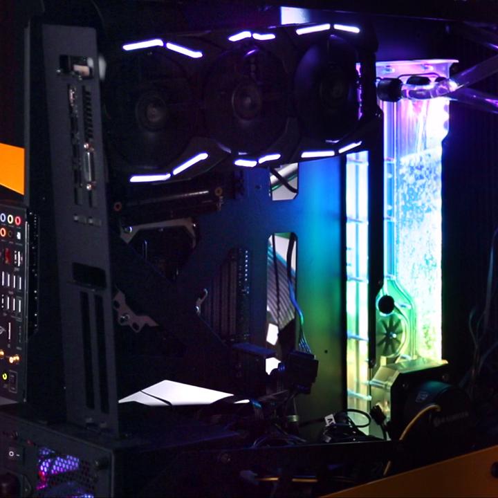 Produktbild Raijintek ACHERON 360 RBW Distro Plate - Acryl, D-RGB