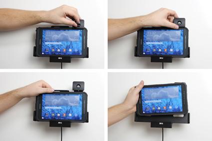 Image du produit Brodit Holder with lock - Support/chargeur de tablette pour véhicule