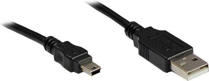 Produktbild Good Connections Alcasa USB 2.0 A/USB mini 0.15 m (0.15 m, USB 2.0)