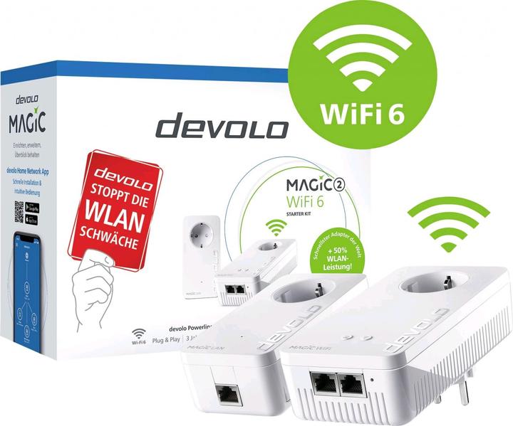 Produktbild Devolo Magic 2 WiFi 6 Multiroom Kit (DE) (2400 Mbit/s)