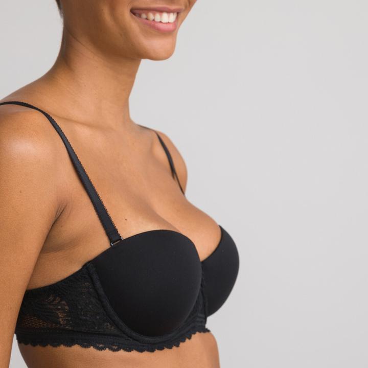 Produktbild La Redoute Collections Spitzen-BH in Bandeau-Form aus recyceltem Material (70 A)