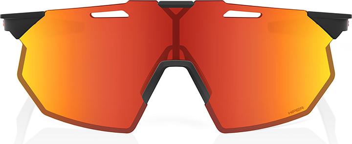 Actual product image 100% HYPERCRAFT SQ - Soft Tact Black - HiPER Red Multilayer (Soft Tact Black, HiPer Red Multilayer Mirror)