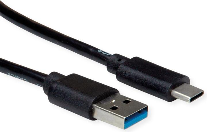 Actual product image Roline USB 3.2 Gen 1 cable, A-C, ST/ST (1 m, USB 3.2 Gen 1, 15 W)