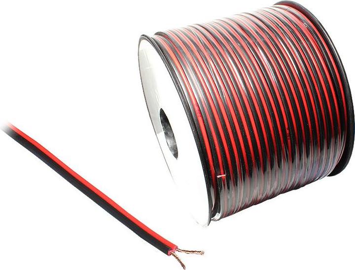 Produktbild Goobay Speaker cable, 2x1.5mm, 100m, on reel, black/red (100 m, 3 mm²)