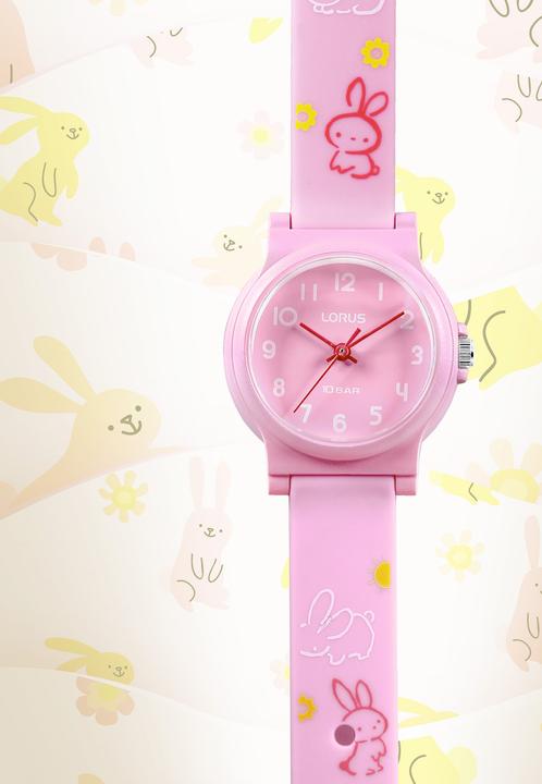 Immagine prodotto Lorus Coniglietto rosa per bambini (Orologio da polso analogico)