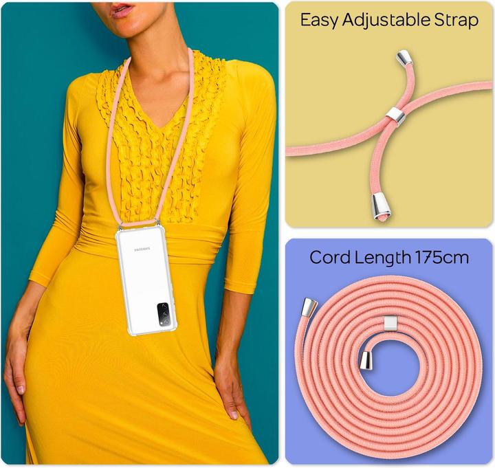 Actual product image Nalia Mobile phone case with chain
