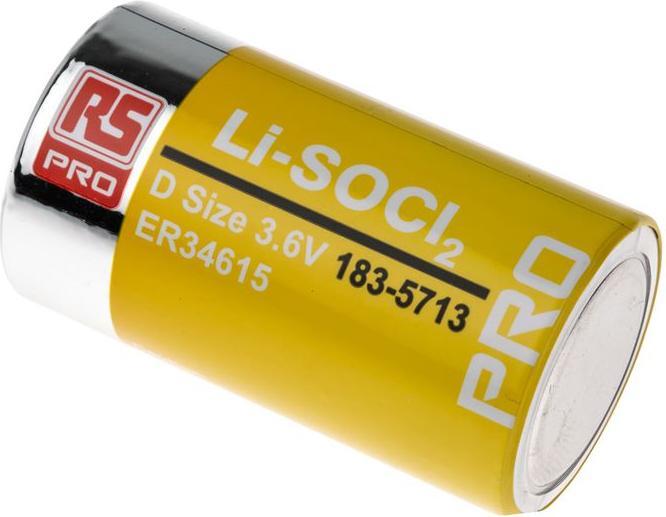 Produktbild Rs Pro Lithium Thionylchlorid D Batterie, 19Ah, 3.6V (D, 19000 mAh)