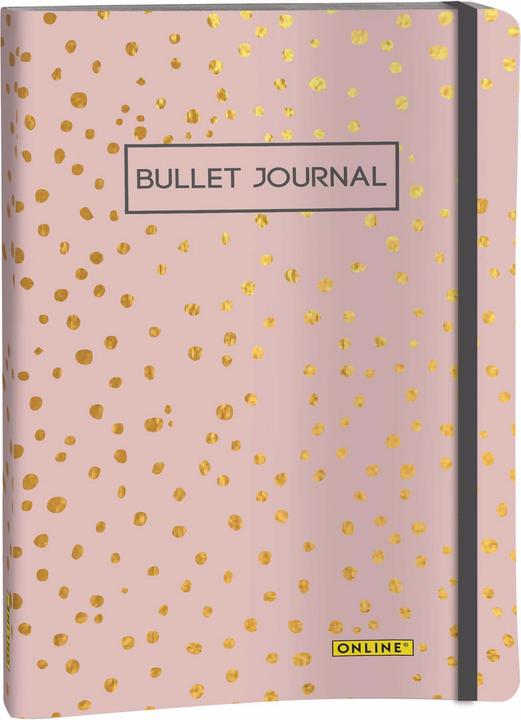 Image du produit Online Carnet de notes Bullet Journal Spotlights A5, point, rose (A5, Pointillés, Couverture souple)
