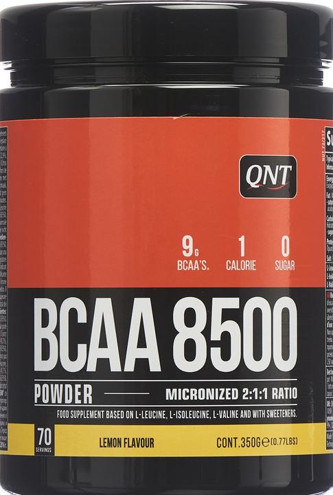 Actual product image QNT BCAA 8500 (Lemon, 1 pcs., 350 g)