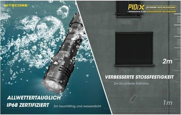 Immagine prodotto Nitecore P10iX - 4000 lumen (13.72 cm, 4000 lm)