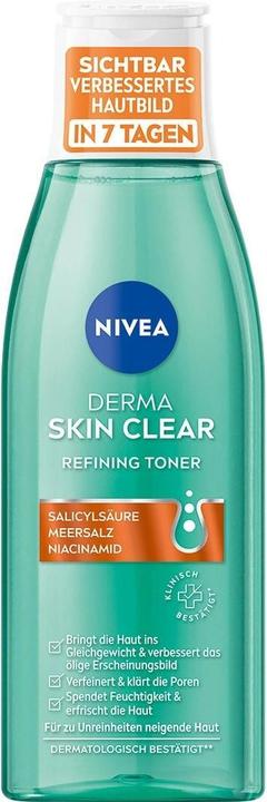 Actual product image NIVEA Derma Skin Clear Facial Toner (Face toner, 200 ml)