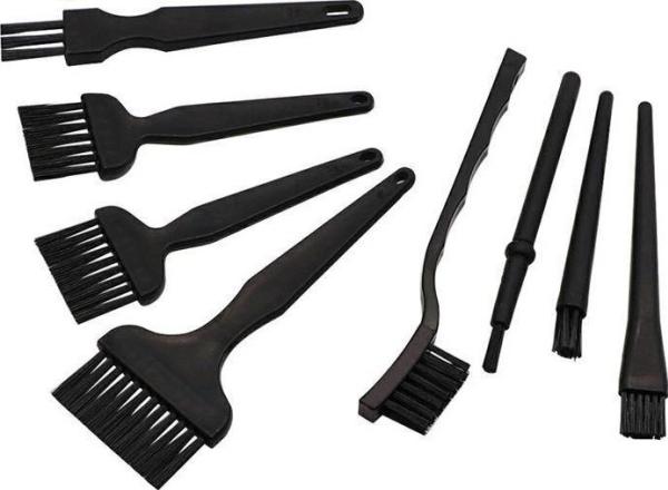 Immagine prodotto Aptel Set di 10 spazzole e spazzole antistatiche ESD nere AG737B
