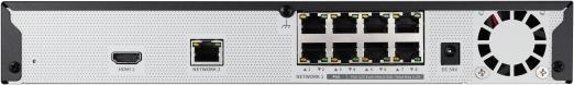 Actual product image Hanwha Network Recorder QRN-830S 8 Channel 0TB (Power supply)