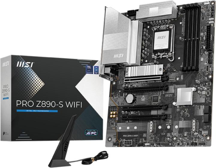 Immagine prodotto MSI PRO Z890-S WIFI (LGA 1851, Intel Z890, ATX)