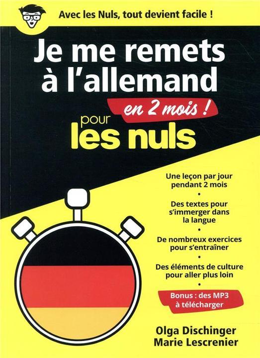 Actual product image Je me remets à l'allemand en 2 mois! : pour les nuls (French, Dischinger Olga, Lescrenier Marie, 2018)