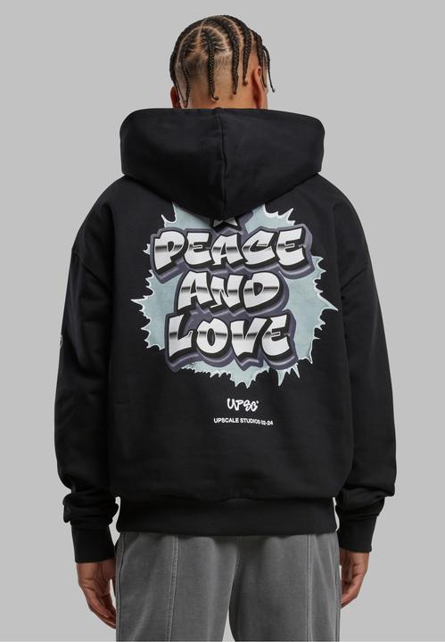 Image du produit Urban Classics Sweat à capuche Upscale Peace&Love Ultra Heavy Oversize - 176637 (M)