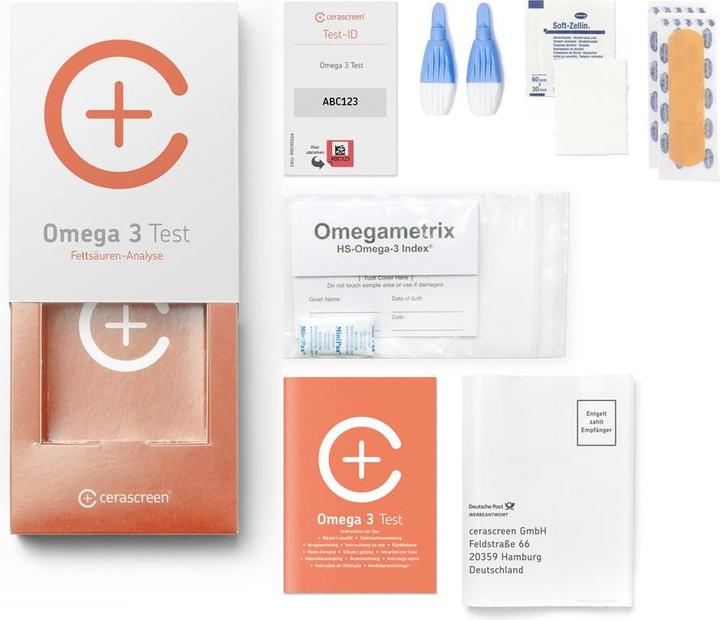 Image du produit Cerascreen Autotest Oméga-3 et 6 1 pièce (1 x)