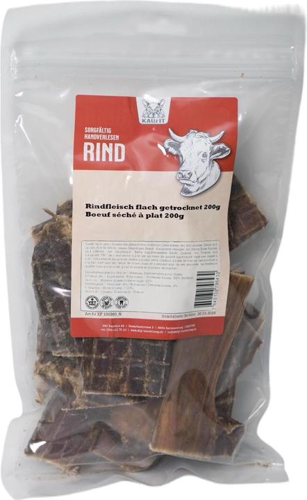 Produktbild Kaufit Kauartikel Rindfleisch flach, 200 g (1 Stk., 220 g)