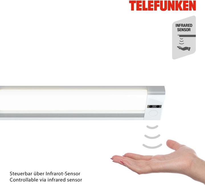 Immagine prodotto Telefunken LED Unterbauleuchte, silber, 1xLED-Platine/10W (1100 lm)