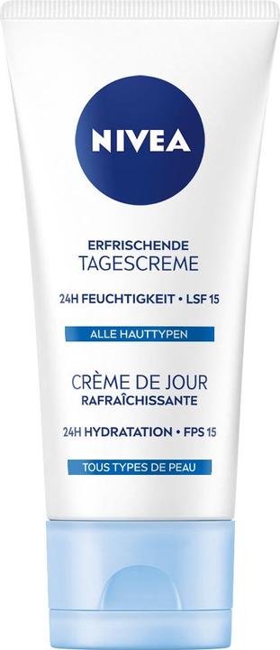 Actual product image NIVEA Erfrischende Tagescreme LSF 15 DUO (100 ml, Day cream, SPF 15)