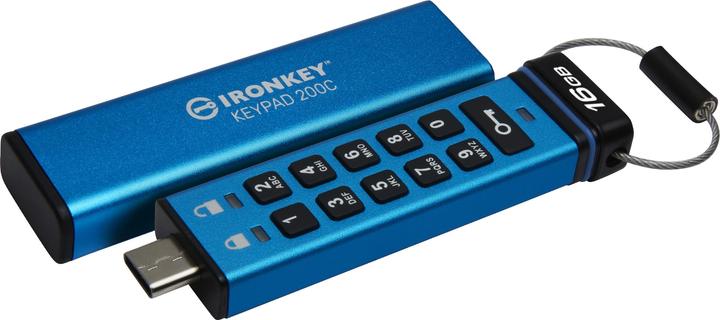 Actual product image Kingston IronKey Keypad 200C (16 GB, USB-C)