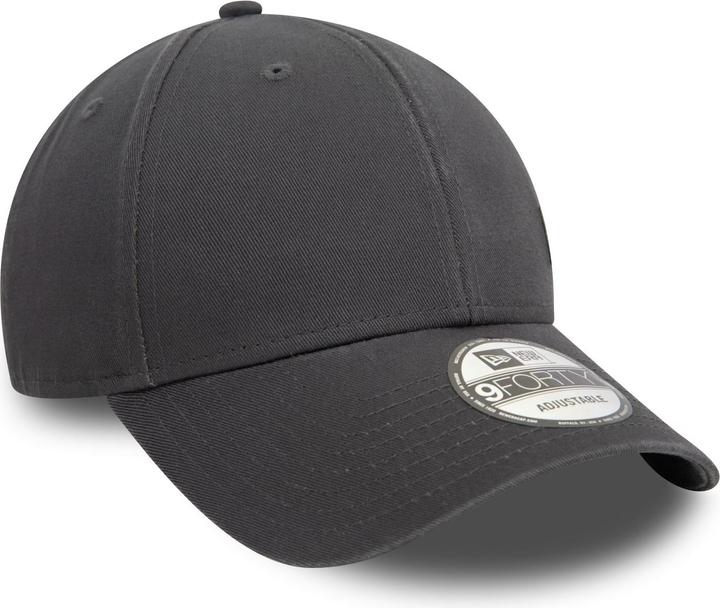 Actual product image New Era 9Forty Strapback Cap - METAL PIN BADGE charcoal