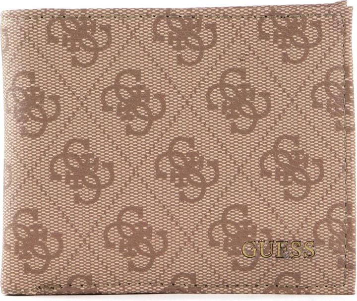 Actual product image Guess Vezzola, Textile Wallet, Coin Holder, Brown, Unisex