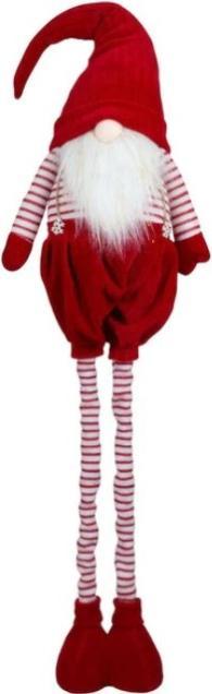 Produktbild Christmas Paradise Wichtel Gnom 55-85cm – Handgefertigte Dekorationsfigur mit Teleskopbeinen