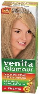 Actual product image Venita Glamour Colouring Hair Dye 7/0 Naturalonde 100Ml (7, 0 Natural Blonde)
