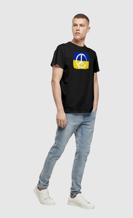 Immagine prodotto Merchcode Peace - Maglietta Basic con bandiera della pace - 161529 (L)