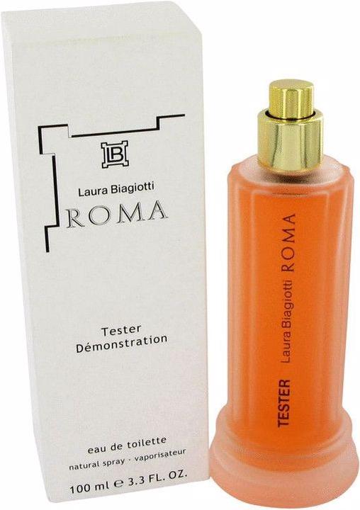 Actual product image Laura Biagiotti ROMA by Eau de Toilette Spray (Tester) 100 ml (Eau de toilette, 100 ml)