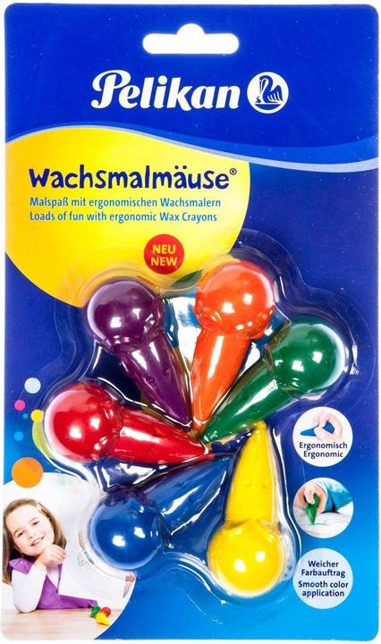 Image du produit Pelikan crayons de cire (Multicolore, 6 x)