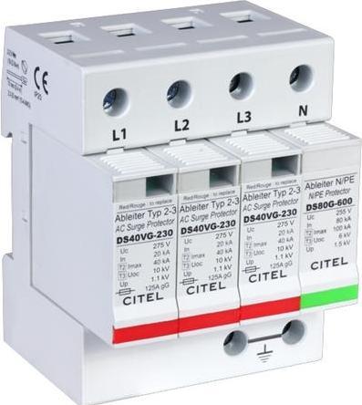 Produktbild Csdk SL Transientenschutz, 3 P+Null, Kombi-Leiter zur Montage in Haupt- und Unterschränken (TT- und TN-C-S-S