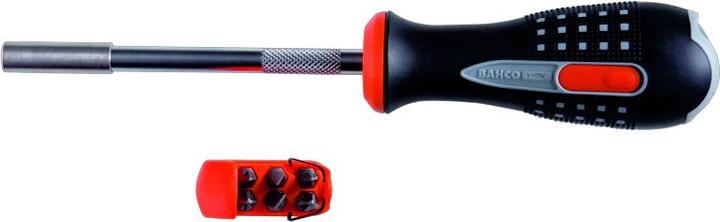 Bahco Bitsskruetraekkere med bits 1/4 magnetisk bitsholder leveres med torx bits (1/4")