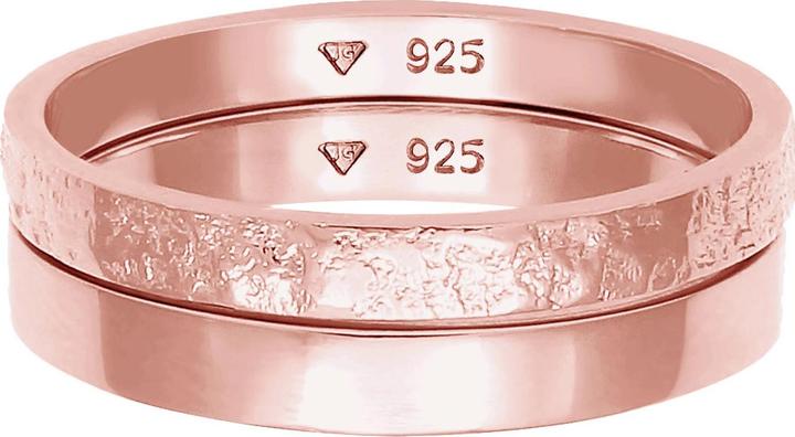 Image du produit Elli Bague à ruban, Organic, Ring Set (52, Argent 925)