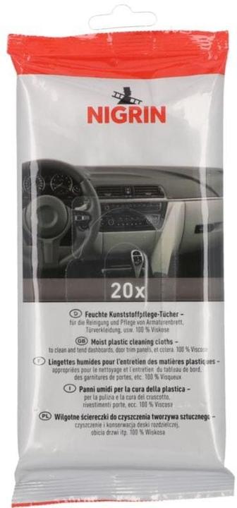 Nigrin Lingettes d'entretien pour plastique