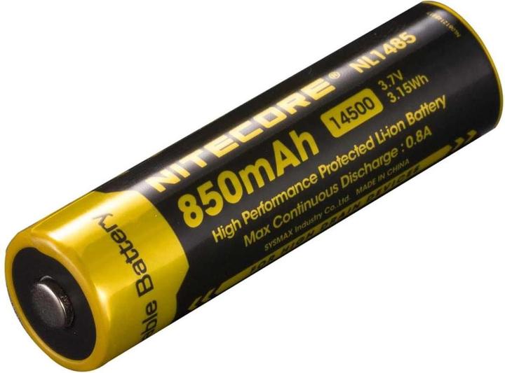 Produktbild Nitecore Li-Ion Akku Typ 14500 - 850mAh - NL1485