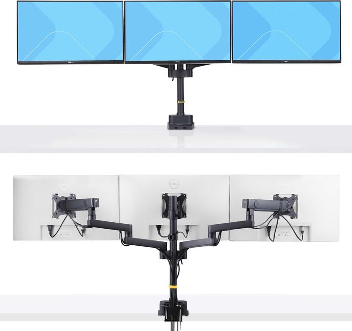 Actual product image StarTech Triple Monitor Desk Mount (Table, 27")